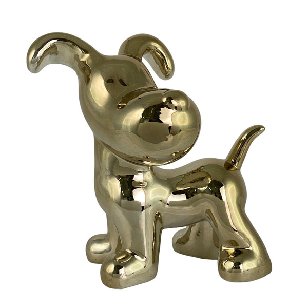 Perro Color Bronce  23.5X16X27cm