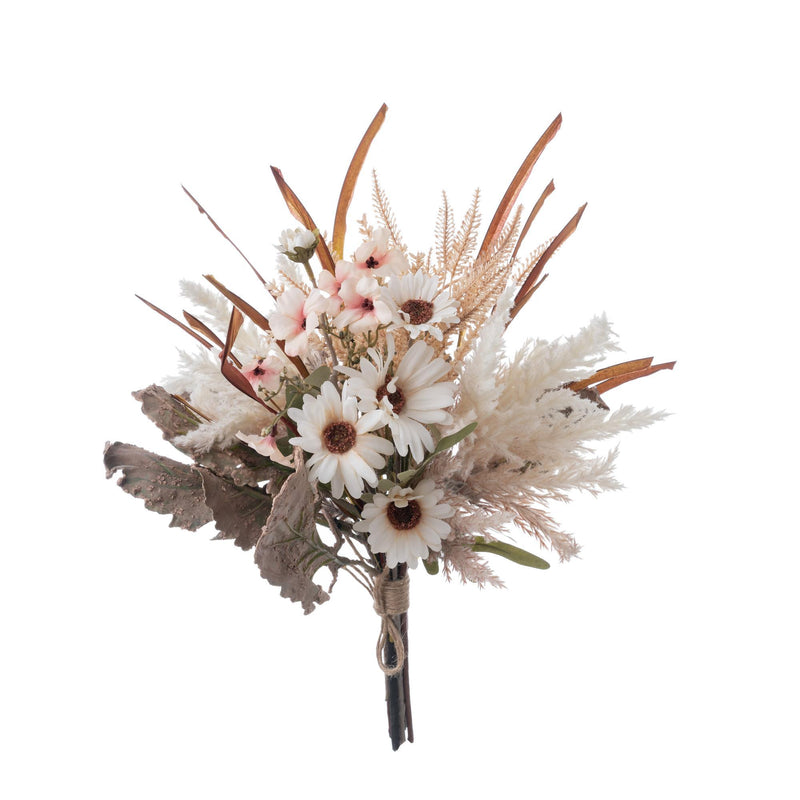 Ramo Decor Con Flores Blancas 40X28X15cm