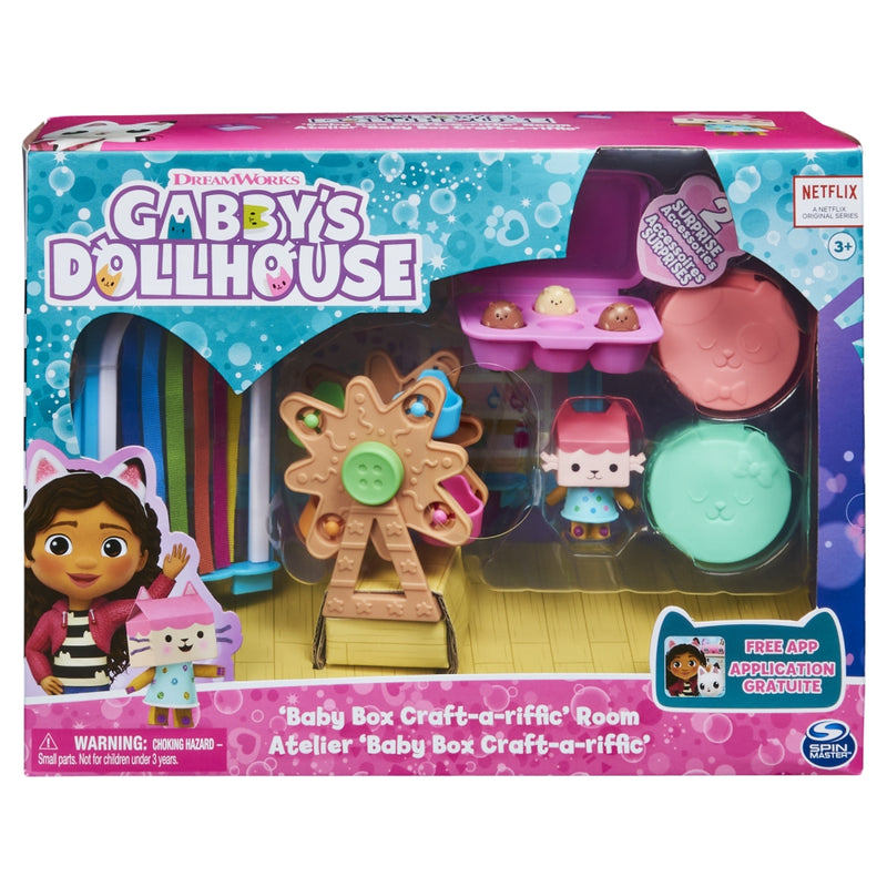 SET DE LUJO CUARTO DE MANUALIDADES SERIE 2 GABBYS DOLLHOUSE