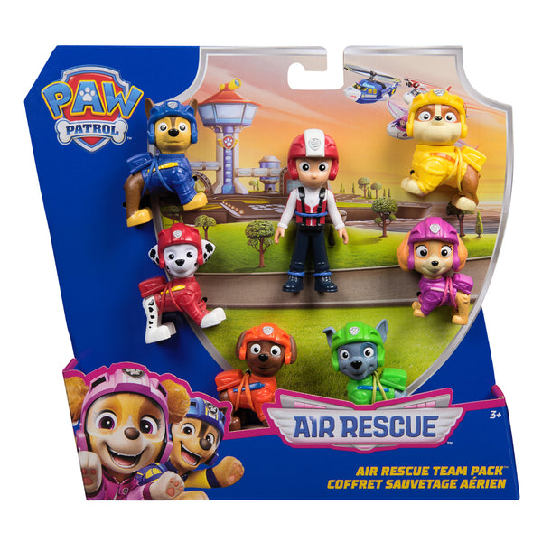 SET X7 FIGURAS AIR RESCUE PAW PATROL