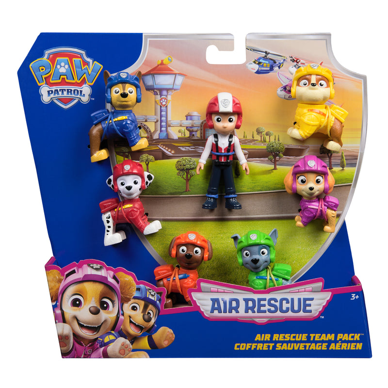 SET X7 FIGURAS AIR RESCUE PAW PATROL