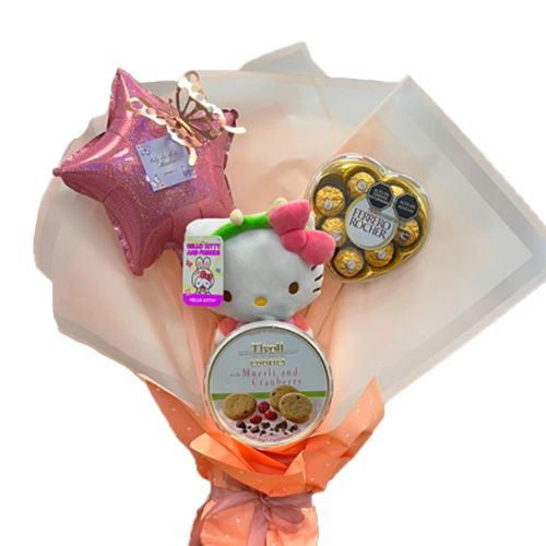 PRE VENTA Ramo para mamá Hello Kitty Pink