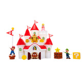 DELUXE MUSHROOM KINGDOM CASTLE PLAYSET W/ FIGURES