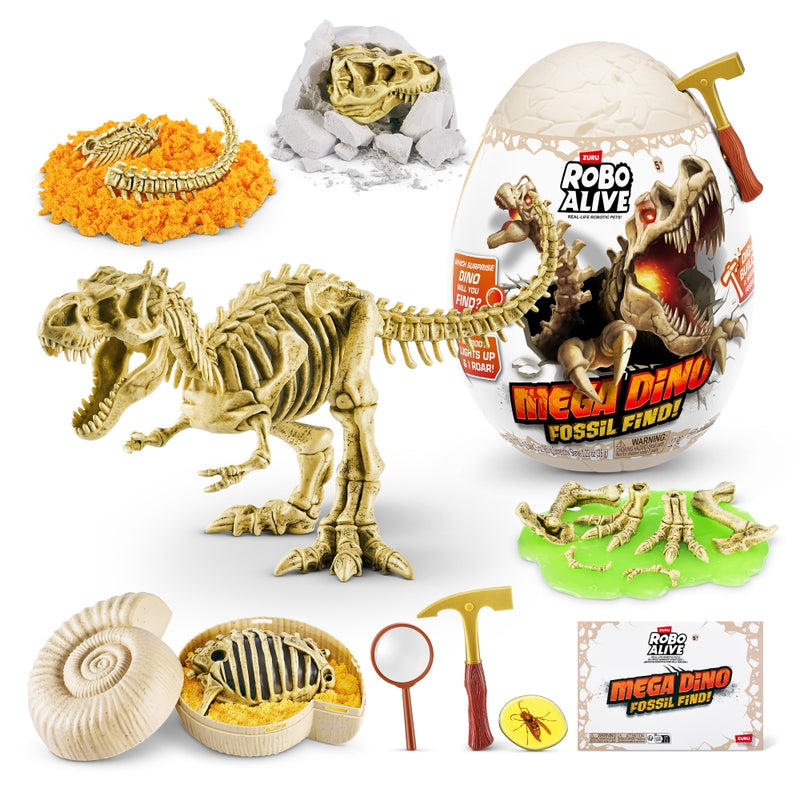 SET DE JUEGO GRANDE DESCUBRE DINO FOSILES ROBO ALIVE