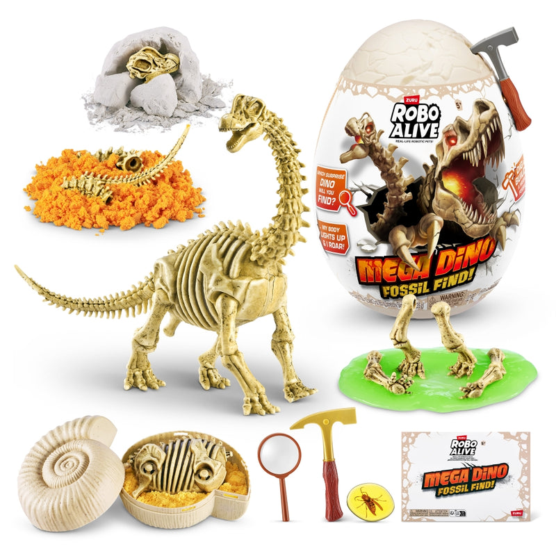 SET DE JUEGO GRANDE DESCUBRE DINO FOSILES ROBO ALIVE