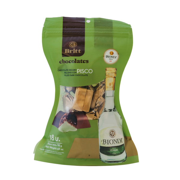 CHOCOLATE BRITT RELL DE PISC BIONDI 120G
