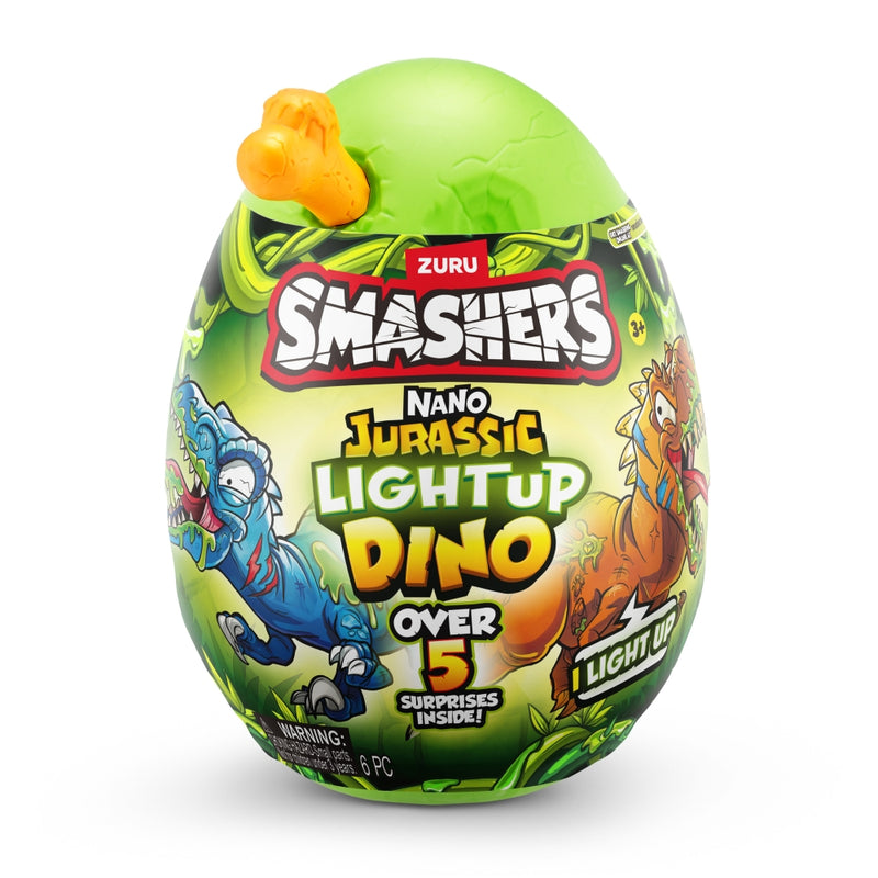 DINO JURASICO LUMINOSO SORPRESA SMASHERS