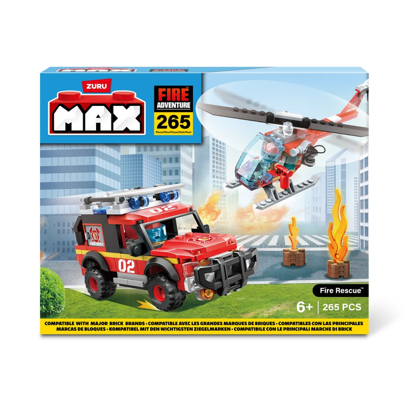 SET DE JUEGO BLOQUES RESCATE DE INCENDIO 265PZ MAX