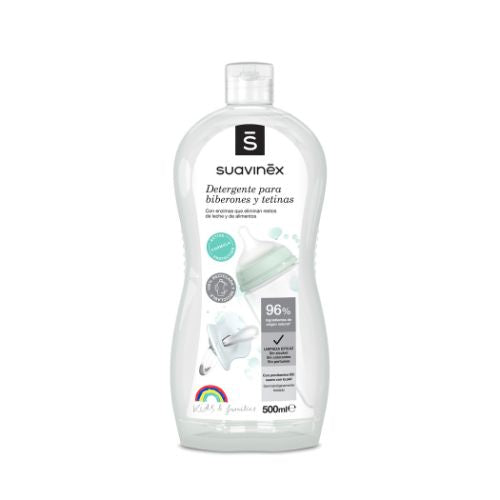 Detergente para biberones y tetinas Suavinex 500 ml +0m