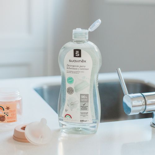 Detergente para biberones y tetinas Suavinex 500 ml +0m