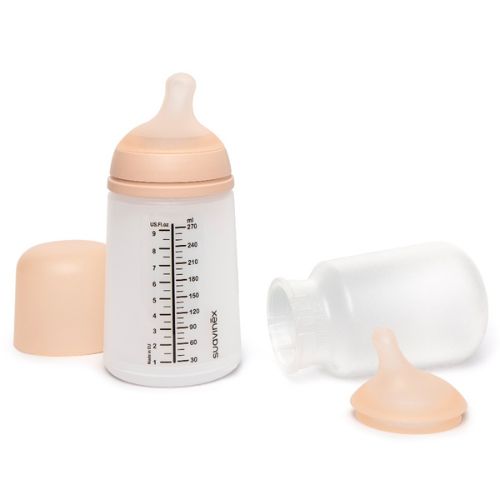 Set de Biberón Anticólico ZERO. Flujo Medio (M) Suavinex 270 ml