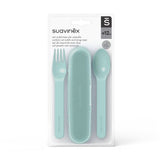 Set Cubiertos con Estuche Azul Suavinex +12m