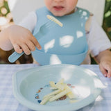 Set Cubiertos con Estuche Azul Suavinex +12m