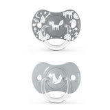 Chupón con tetina fisiológica SX PRO - Fox +18 m x 2 unidades - Suavinex