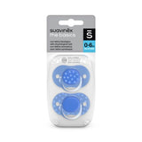 Chupón con tetina anatómica 0-6 m x 2 unidades The Basics- Suavinex