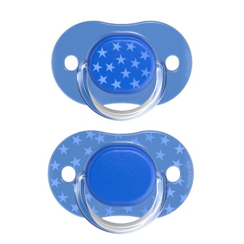 Chupón con tetina anatómica +18 m x 2 unidades The Basics- Suavinex