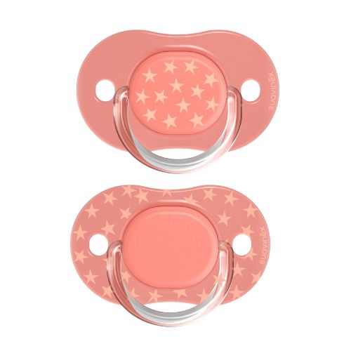 Chupón con tetina anatómica +18 m x 2 unidades The Basics- Suavinex