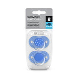Chupón con tetina fisiológica +18 m x 2 unidades The Basics- Suavinex