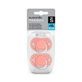 Chupón con tetina fisiológica +18 m x 2 unidades The Basics- Suavinex