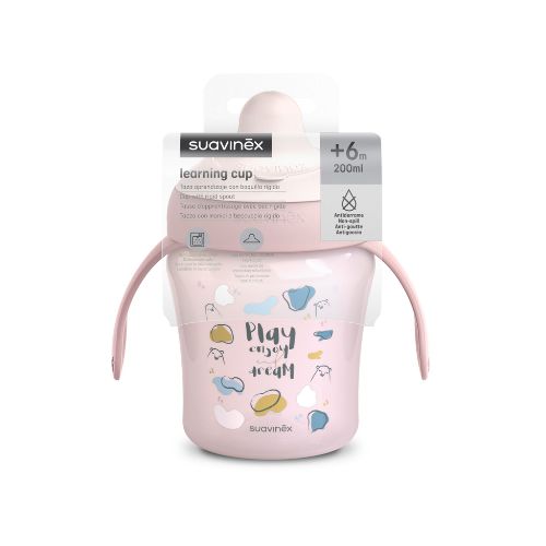 Taza de aprendizaje Oso Rosado - Suavinex