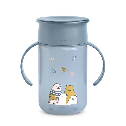 Vaso Aprendizaje 360º 340 ml – 12m Oso Azul - Suavinex