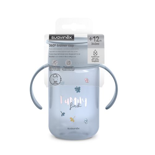 Vaso Aprendizaje 360º 340 ml – 12m Oso Azul - Suavinex