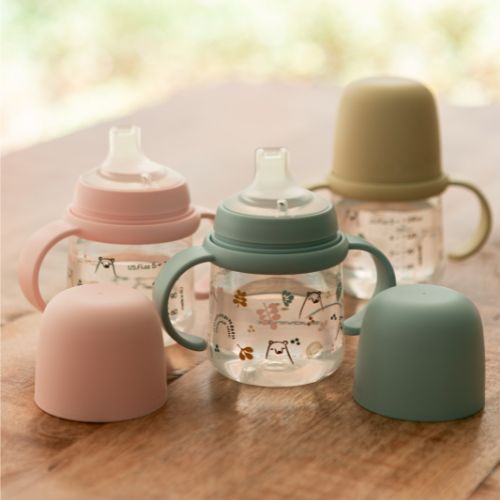 Biberón Taza First Entrenamiento +4 m Oso Azul - Suavinex