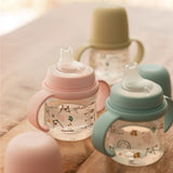 Biberón Taza Second Entrenamiento +4m Oso Rosado - Suavinex