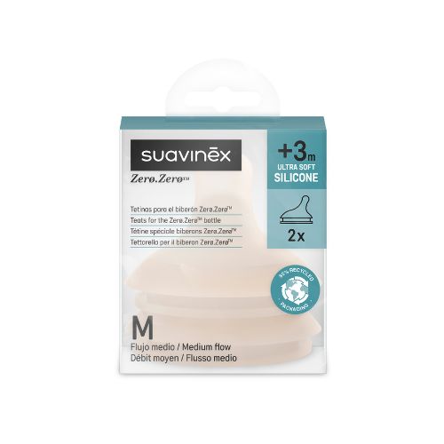 Tetina Anticólicos ZERO ZERO Flujo Medio (M) +0m 2 unds Suavinex