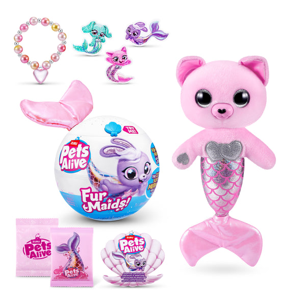 PELUCHE SIRENA CON LUCES Y SONIDO ASST PETS ALIVE