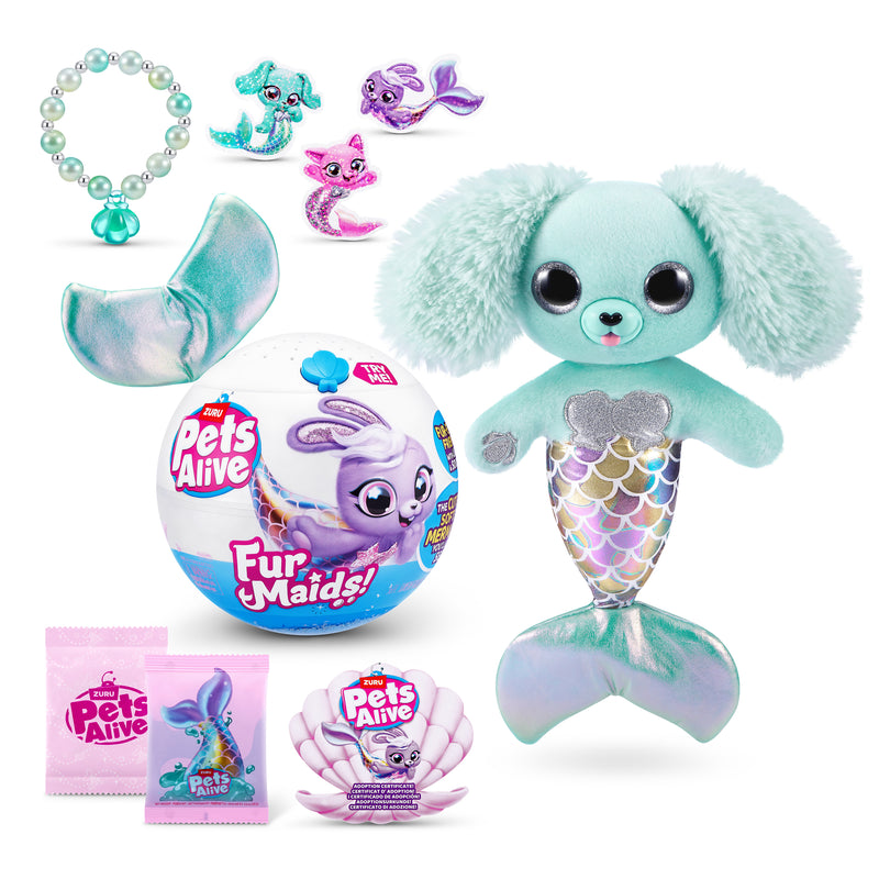 PELUCHE SIRENA CON LUCES Y SONIDO ASST PETS ALIVE