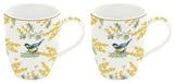 Juego De 2 Tazas Mimosa Porcelana 350ml