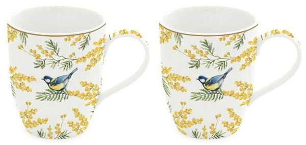 Juego De 2 Tazas Mimosa Porcelana 350ml