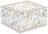 Taza Con Platillo Pajaros Melody De Porcelana 200 ml