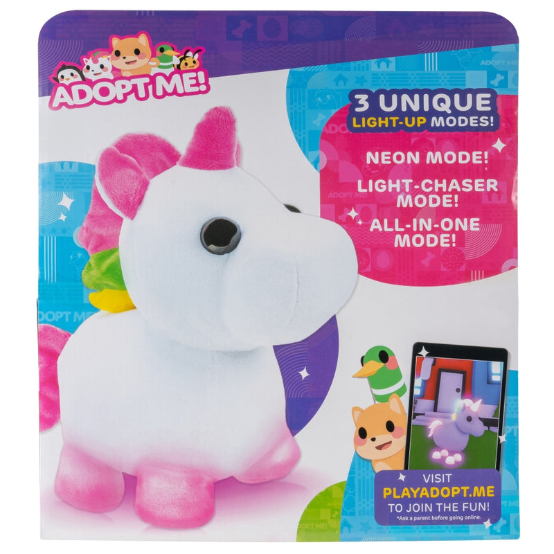 PELUCHE 30CM UNICORNIO CON LUCES ADOPT ME