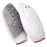 L Cepillo Facial Térmico Sónico 8 en 1 Blanco