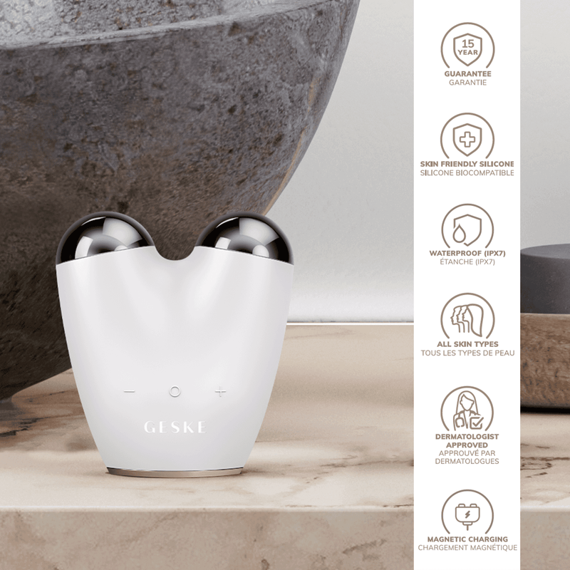 R Lifting Facial con Microcorrientes 6 en 1 Blanco