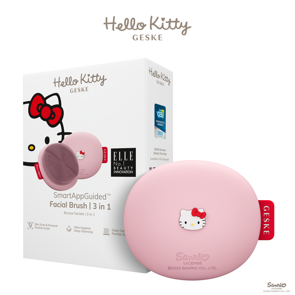 L Cepillo Facial Hello Kitty 3 en 1 Rosa