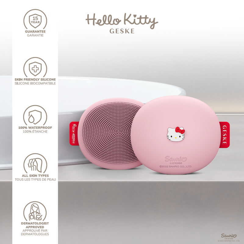 L Cepillo Facial Hello Kitty 3 en 1 Rosa