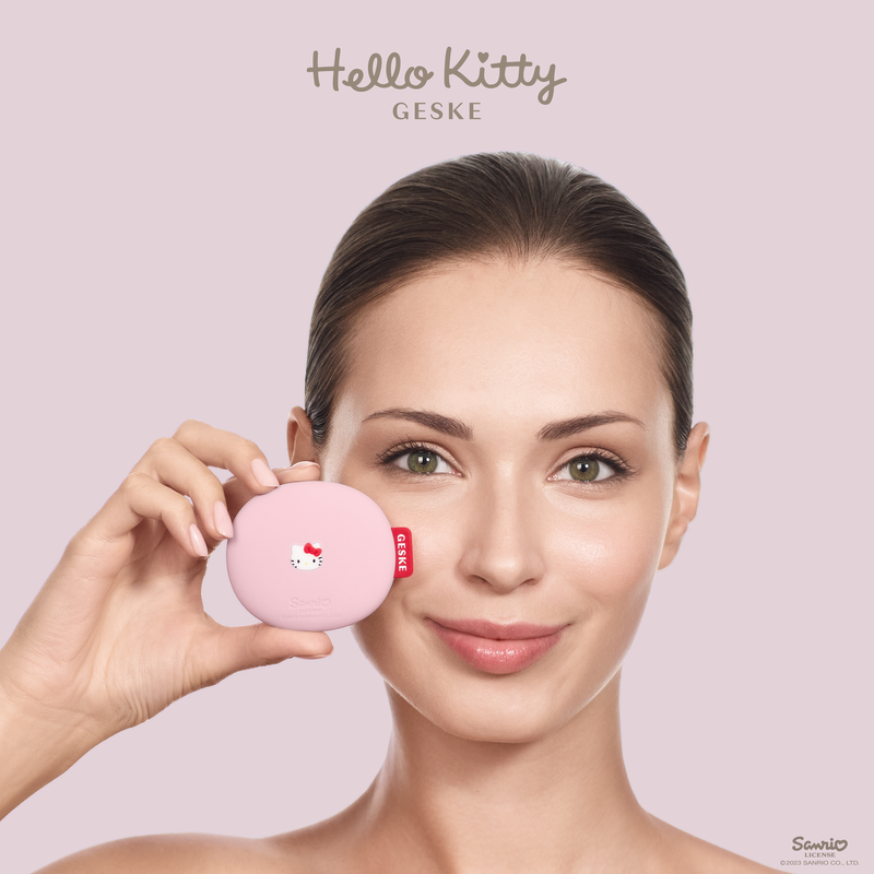 L Cepillo Facial Hello Kitty 3 en 1 Rosa