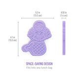 Compresa de hielo reutilizable Bentgo Buddies - Sirenita