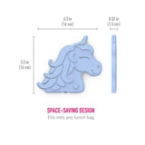 Compresa de hielo reutilizable Bentgo Buddies - Unicornio