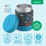 Jar de acero inoxidable Bentgo Kids - Dinosaurio