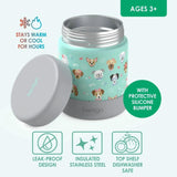 Jar de acero inoxidable Bentgo Kids - Puppy Love