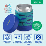 Jar de acero inoxidable Bentgo Kids - Tiburón