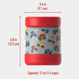 Jar de acero inoxidable Bentgo Kids - Camiones