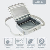 Porta Lonchera Bentgo Kids - Plateado Brilloso