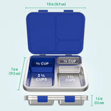 Lonchera Fiambrera de Acero Inoxidable Bentgo - Tiburones