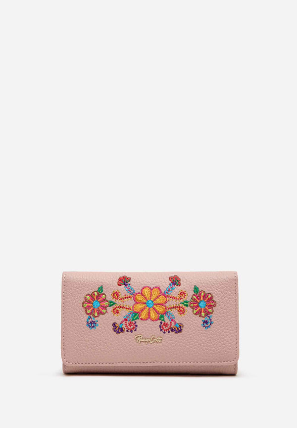 BILLETERA WPD 2481B NAPA RONDINI ROSA MISTY