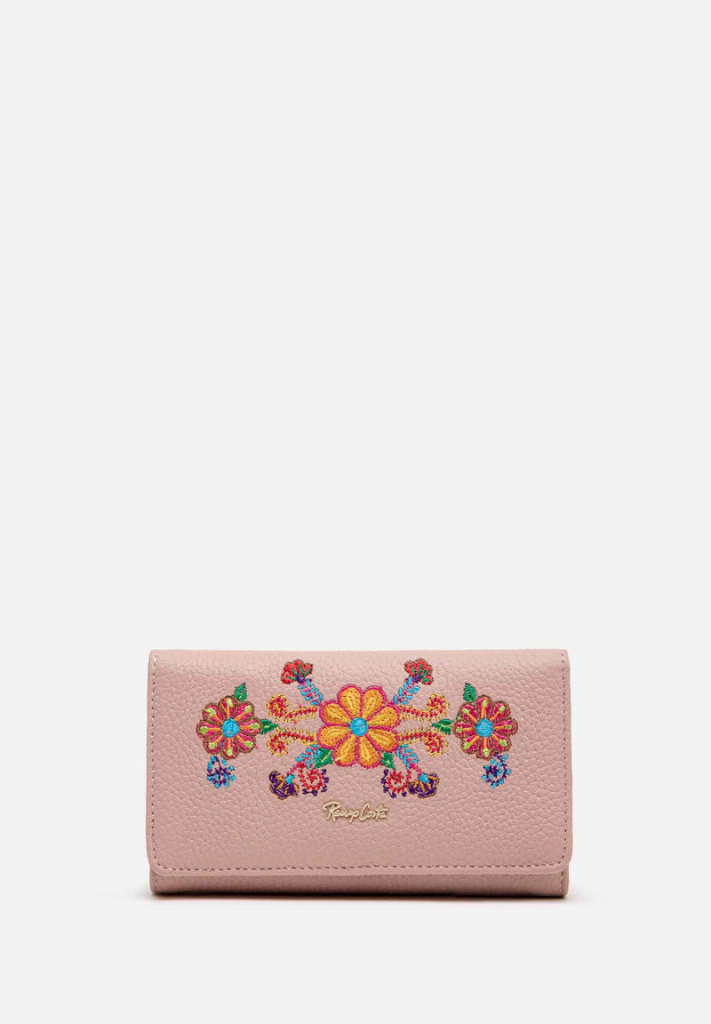 BILLETERA WPD 2481B NAPA RONDINI ROSA MISTY